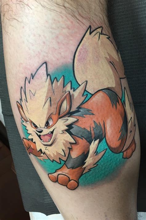 Arcanine tattoo - Feb 10, 2022 · Published Feb 10, 2022. One professional tattoo artist and Pokemon fan designs and tattoos a detailed Pokemon version of a client's dog on their arm in a viral video. Pokemon fans have a long ... 